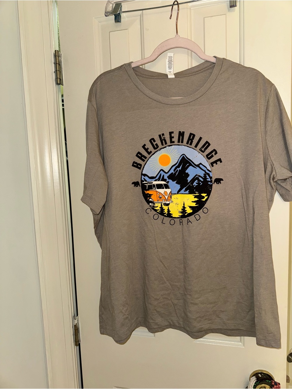 Bella Canvas Heather Taupe Short Sleeve Graphic Tee